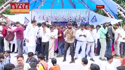 Madhya Pradesh News : Bhopal में BSP का पैदल मार्च