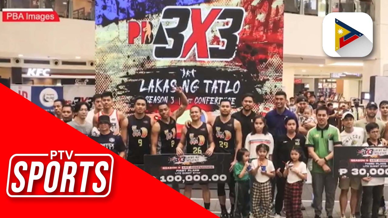 Tnt Triple Giga Pinagharian Ang Leg 6 Ng Pba 3x3 Video Dailymotion