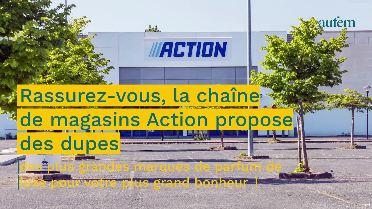 Action la liste complète des dupes de parfums de luxe disponibles chez l