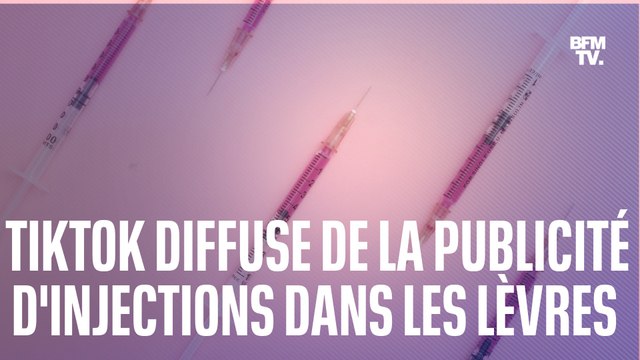TikTok diffuse de la publicité pour des injections illégales dans les lèvres