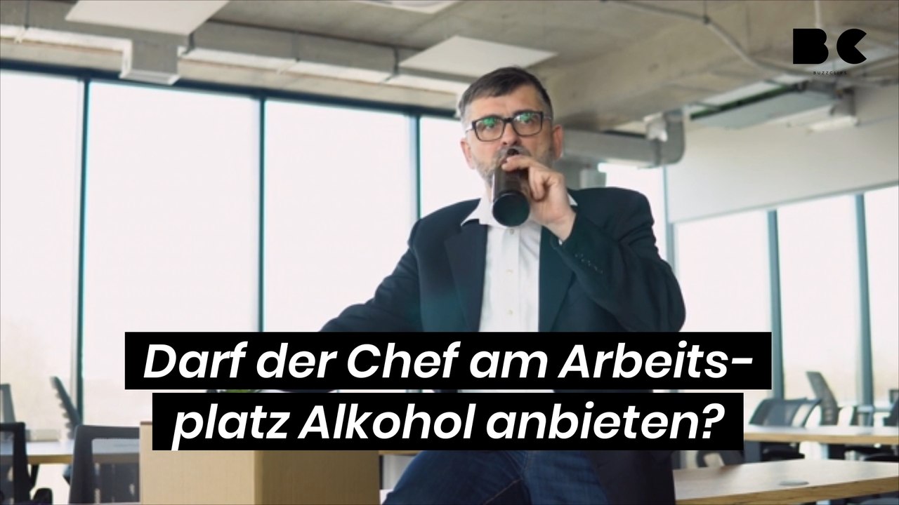 Darf der Chef am Arbeitsplatz Alkohol anbieten?