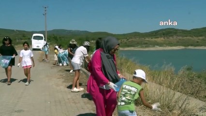 Les gardes de l'environnement ont nettoyé le barrage d'Urkmez et ses environs