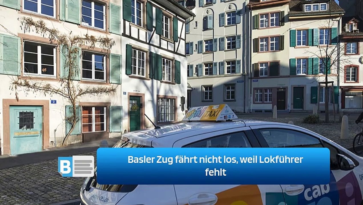 Basler Zug fährt nicht los, weil Lokführer fehlt