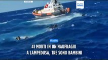 Lampedusa, ennesima tragedia in mare: naufragio causa 41 morti, di cui tre bambini
