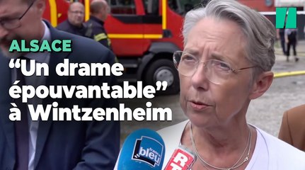Après l'incendie de Wintzenheim, Borne exprime « toute sa tristesse et sa solidarité »
