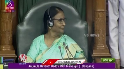 Revanth Reddy Speaking In Telugu At Lok Sabha _ No-confidence Motion Against Modi Govt _ V6 News (1)