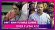 Smriti Irani Accuses Rahul Gandhi Of Blowing Flying Kiss In Lok Sabha, Congress Clarifies