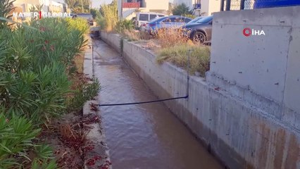 Bodrum'da isale hattı bomba gibi patladı