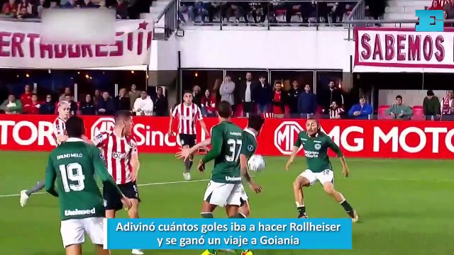 Adivinó cuántos goles iba a hacer Rollheiser y se ganó un viaje a Goiania
