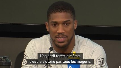Poids lourds - Joshua : "L'objectif reste le même, c'est la victoire par tous les moyens"