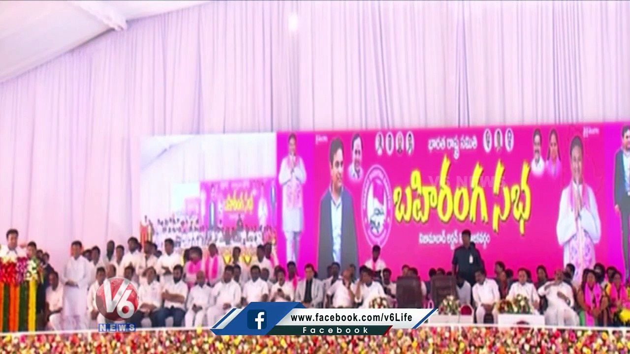 Minister KTR Speaks About Kavitha At Nizamabad Public Meeting _ V6 News (1)