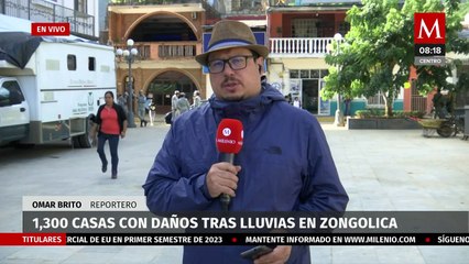 1,300 casas dañadas tras fuertes lluvias en Zongolica, Veracruz