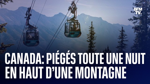 Canada: des centaines de touristes piégés toute une nuit en haut d’une montagne après une panne des télécabines