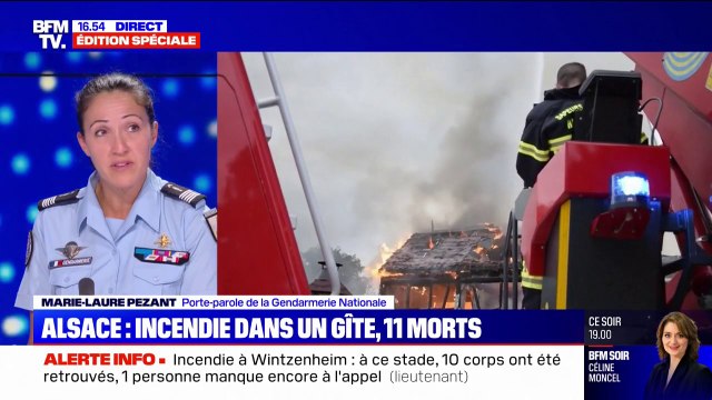 Incendie à Wintzenheim: Nous avons projeté des experts de l'institut de recherche criminelle de la Gendarmerie nationale , indique la colonel Marie-Laure Pezant