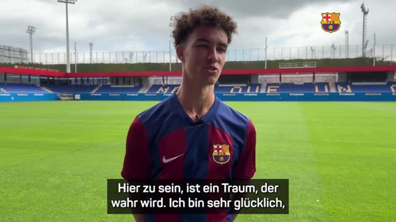 Top-Talent Noah Darvich in Barcelona angekommen
