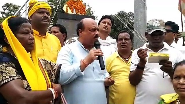 आदिवास समाज ने निकाली जन आक्रोश रैली