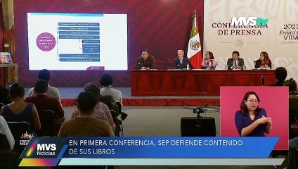 En primera conferencia, SEP defiende contenido de sus libros