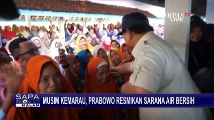 Menhan Prabowo Subianto Resmikan Sarana Air Bersih di Gunungkidul