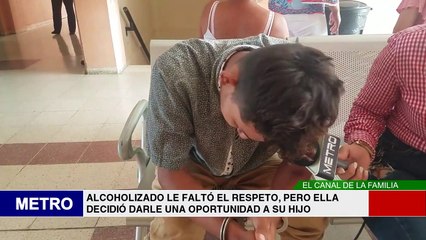 Hondureña perdonó a hijo que la maltrató en Choluteca. Cortesía Metro TV