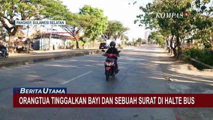 Miris! Seorang Ibu Tega Tinggalkan Bayi Baru Lahir di Halte Bus Kalibone