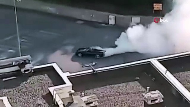 L'escroquerie routière qui brûle des pneus et dérive à Ankara est filmée