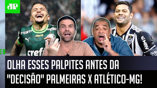SERÁ?? Velho, o Palmeiras contra o Atlético-MG pra mim vai... OLHA esses PALPITES antes do JOGÃO!