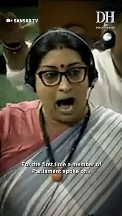 'Quit India' | Watch Smriti Irani's scathing attack on Rahul Gandhi