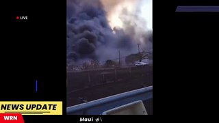 Footage of Maui Fire, Maui wildfires rage in Hawaii