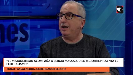 “El misionerismo acompaña a Sergio Massa, quien mejor representa el federalismo”