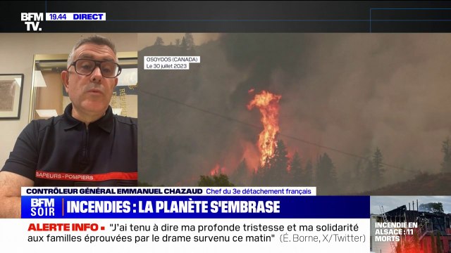 Nous étions 124 à nous relayer durant 9 semaines : le contrôleur général Emmanuel Chazaud décrit les tâches assurées par les pompiers français déployés au Canada