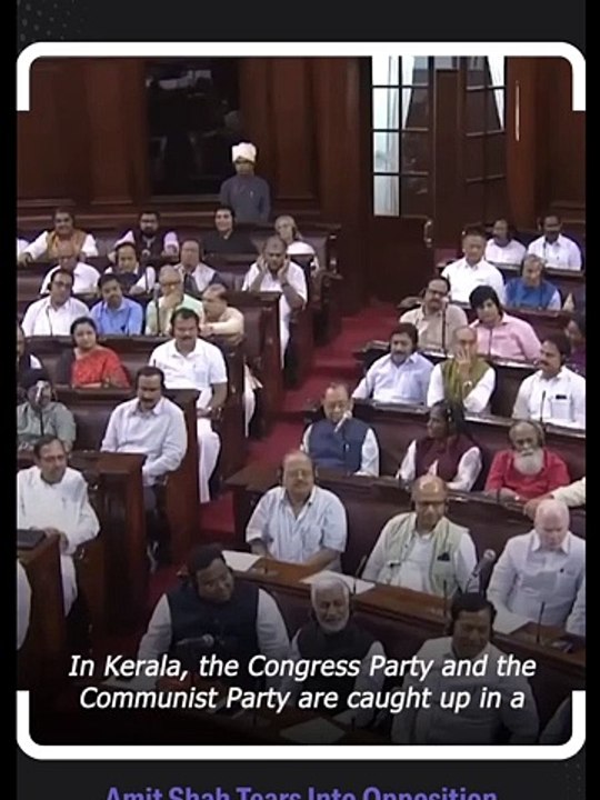 Amit Shah Tears Into Opposition In Rajya Sabha
