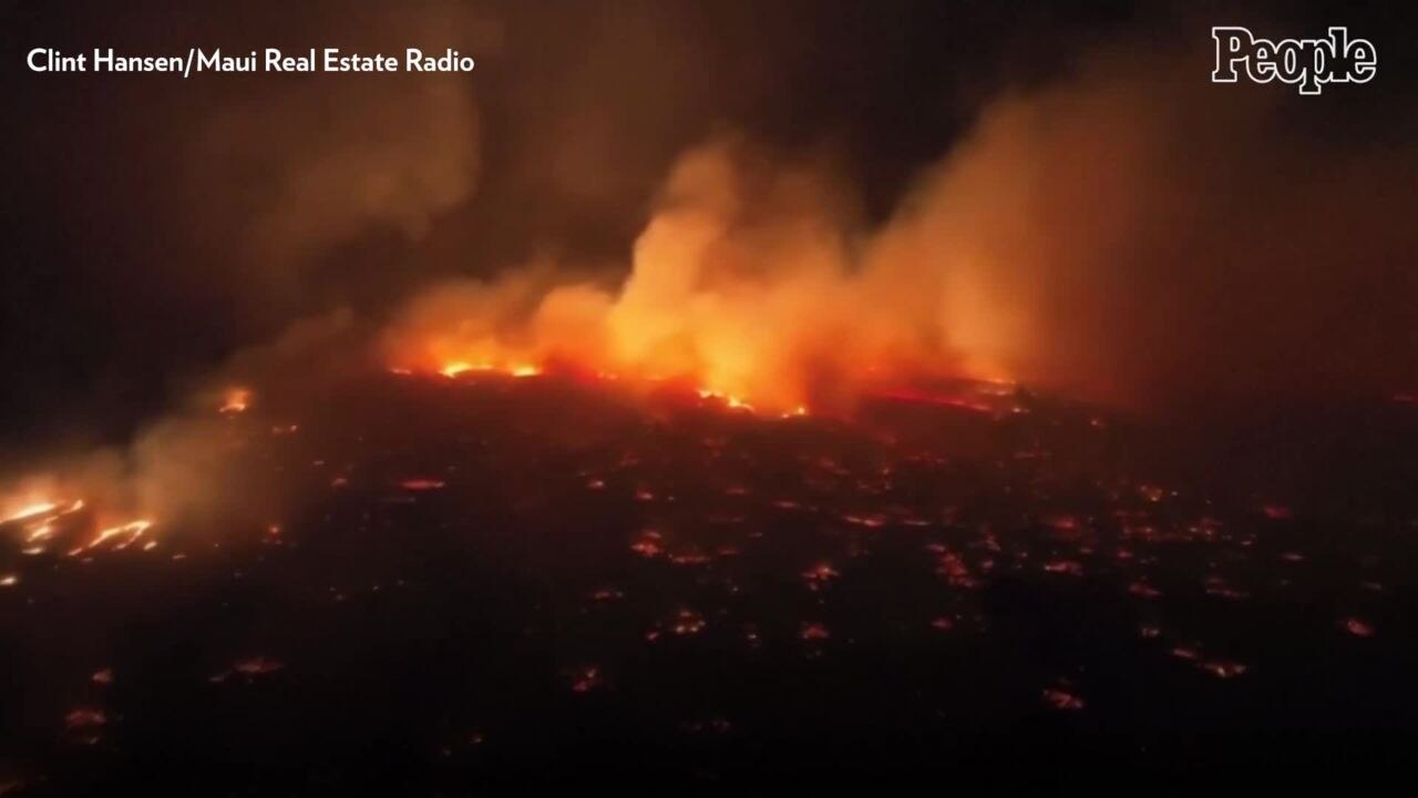 People Jump Into Ocean To Escape Flames As Raging Wildfires Burn In