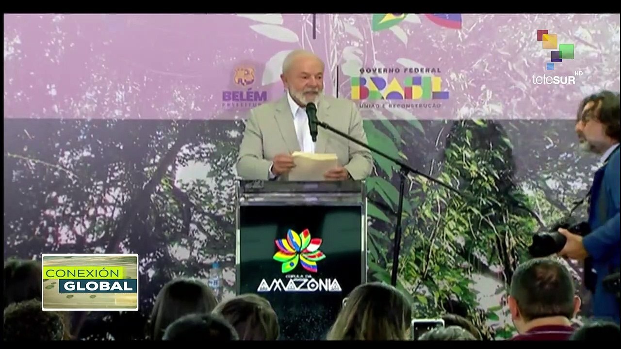 Pdte. LPdte. Lula ofrece discurso de cierre en segunda jornada de Cumbre Amazónica en Brasil