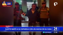Huánuco: cae hombre que mató a su expareja usando un hacha