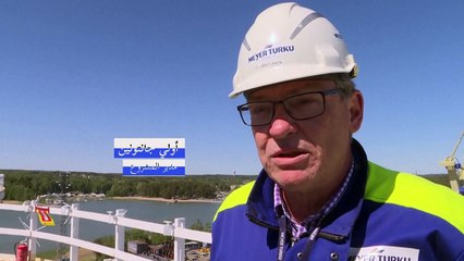 أكبر سفينة في العالم تبصر النور في فنلندا