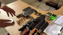Operação policial em Pombal e Coremas prende homem e apreende armas e munições