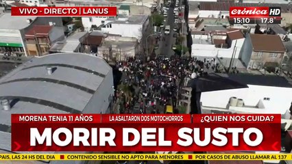 Nuevos incidentes durante el reclamo de justicia por el crimen de Morena