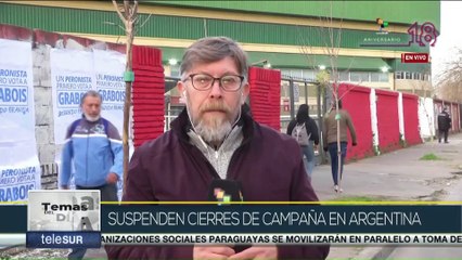 En Argentina suspenden cierre de campaña electoral por asesinato de una menor
