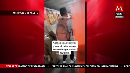 "Solo vi caer algo a las vías y frené el tren" asegura Daniel, conductor del metro