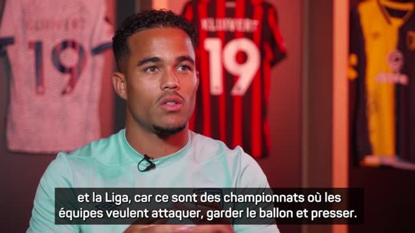 L'ancien Niçois Justin Kluivert compare les championnats européens