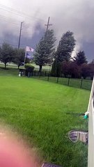 Tornade dans mon jardin