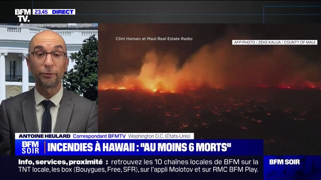 Hawaï: au moins 6 morts dans les incendies qui ravagent l'archipel