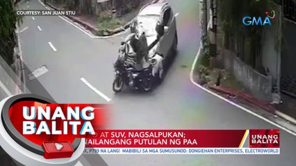 Motorsiklo at SUV, nagsalpukan; rider, kinakailangang putulan ng paa | UB