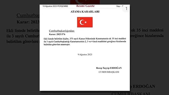 Dernière minute： Le décret des gouverneurs est au Journal officiel ! Nommé nouveau gouverneur avec 57