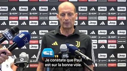 Juventus - Allegri est confiant pour Pogba