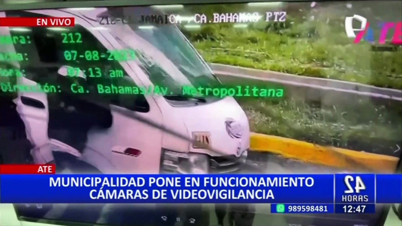 Ate: ponen en funcionamiento cámaras de seguridad tras meses sin estar operativas