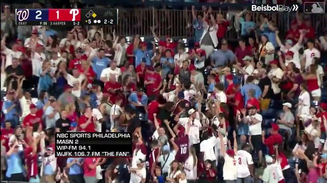 Resumen Nacionales de Washington vs Filis de Filadelfia MLB 08-08-2023 2