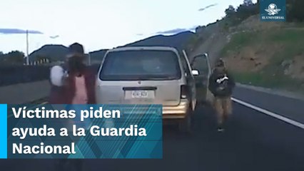 Familia escapa de asaltantes en la carretera Texcoco-Calpulalpan