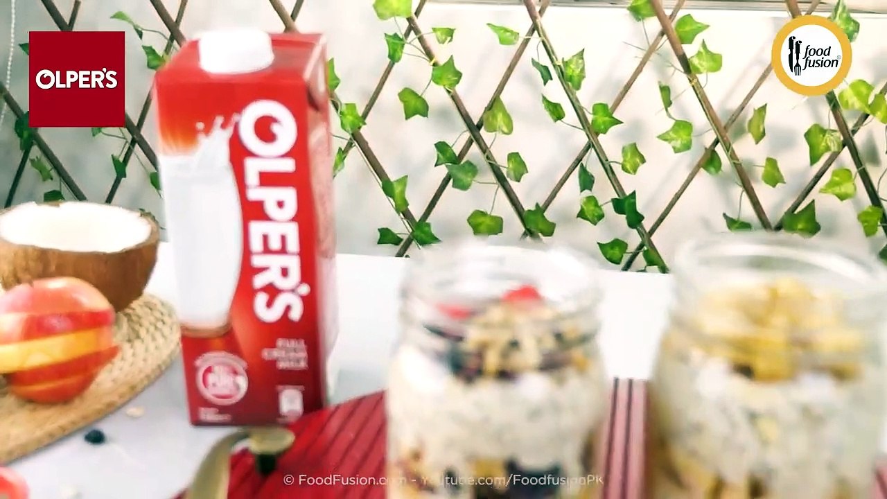 Healthy Breakfast with Overnight Oats 2 Ways Recipes by Food Fusion