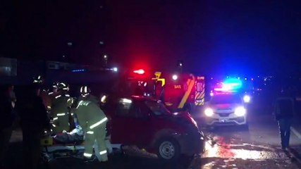 Duas pessoas ficam feridas em  acidente de trânsito na BR-369